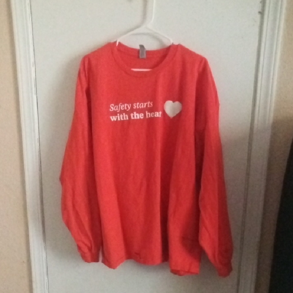 Red Kids Long Sleeve Shirt
